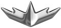 LOGO CHATENET CHROME DE CAPOT/HAYON D'OCCASION CHATENET MEDIA CH16 A CH46
