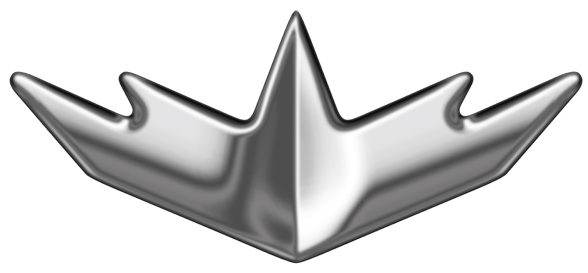 LOGO CHATENET CHROME DE CAPOT/HAYON D'OCCASION CHATENET MEDIA CH16 A CH46